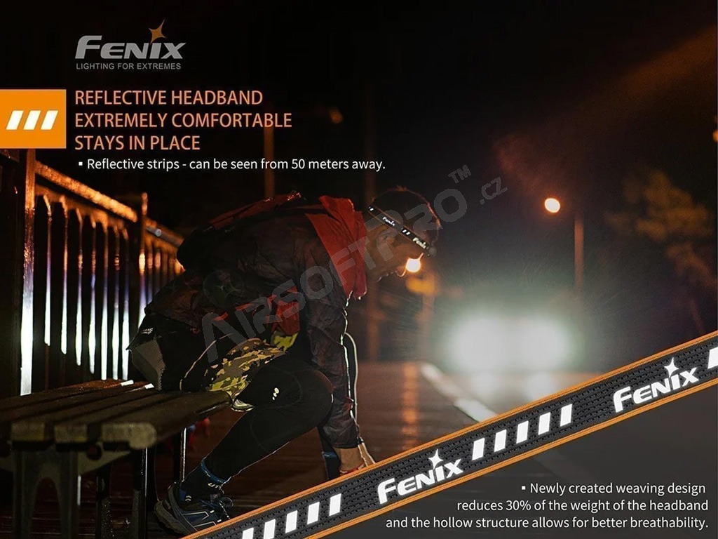 Lampe frontale HM23 LED Cree, 240lm, piles AA [Fenix]