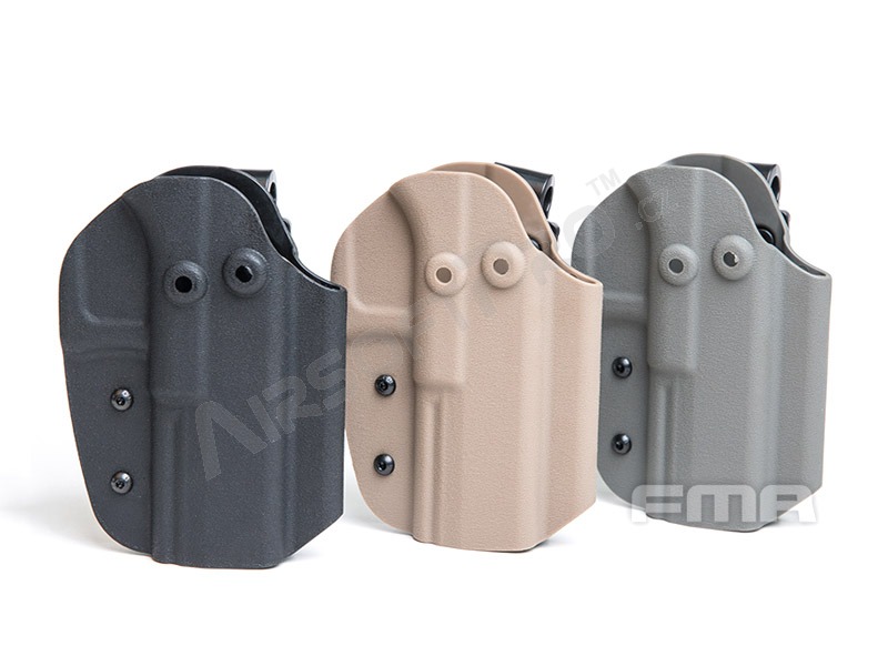 Belt KYDEX holster for G17 pistols, standard belt buckle - Desert [FMA]