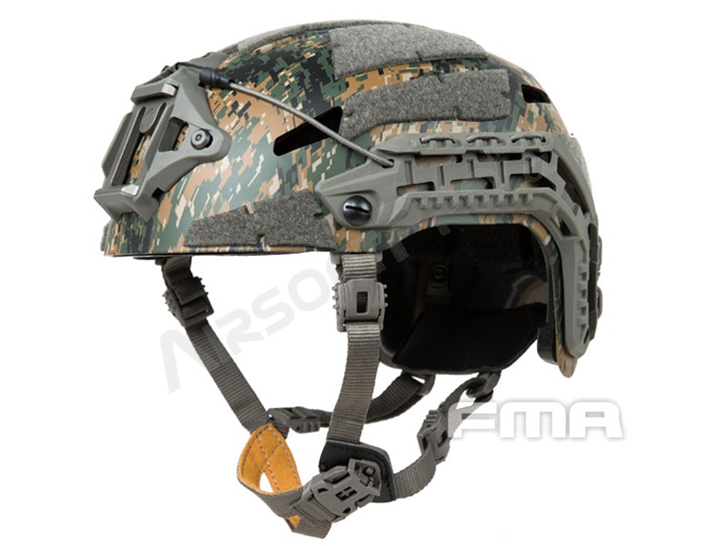 Caiman Bump Helmet New Liner Gear Adjustment - Digital Woodland [FMA]