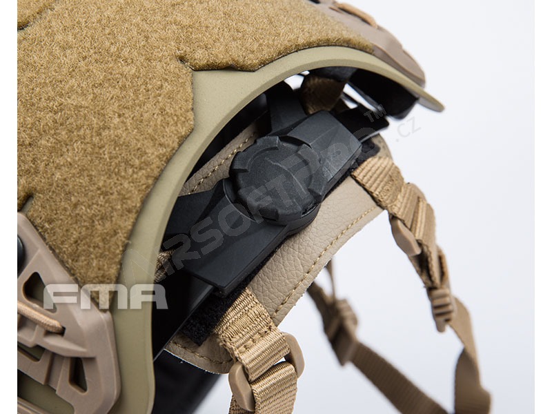 Caiman Bump Helmet New Liner Gear Adjustment - Desert/TAN, Size M/L [FMA]