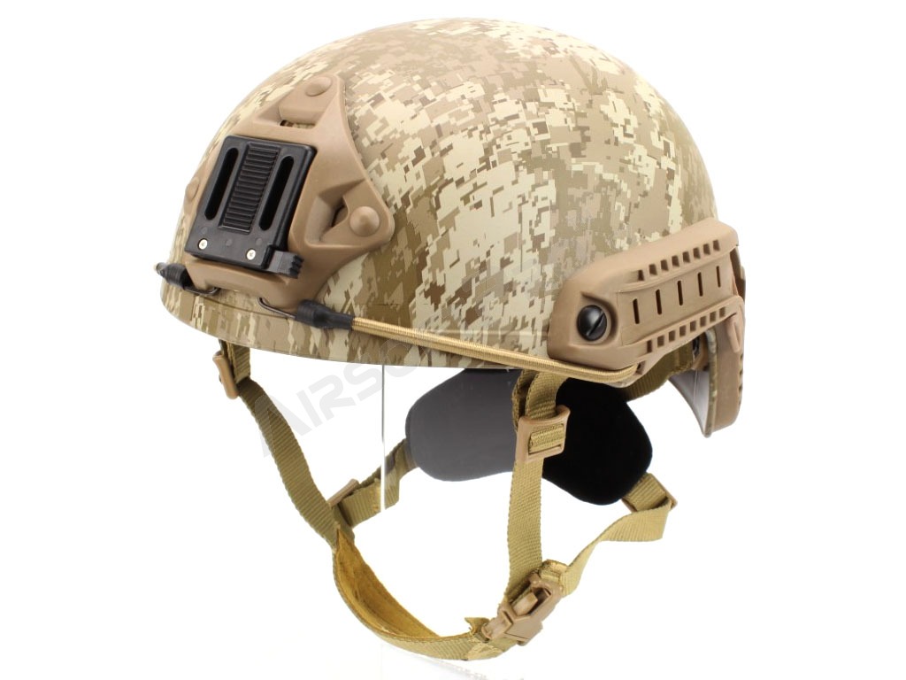 Vojenská helma FAST - Digital Desert [FMA]