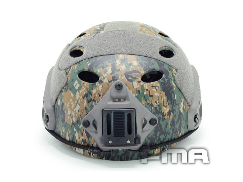 FAST PJ type Helmet - Digital Woodland, Size L/XL [FMA]