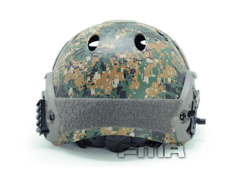 FAST PJ type Helmet - Digital Woodland, Size L/XL [FMA]