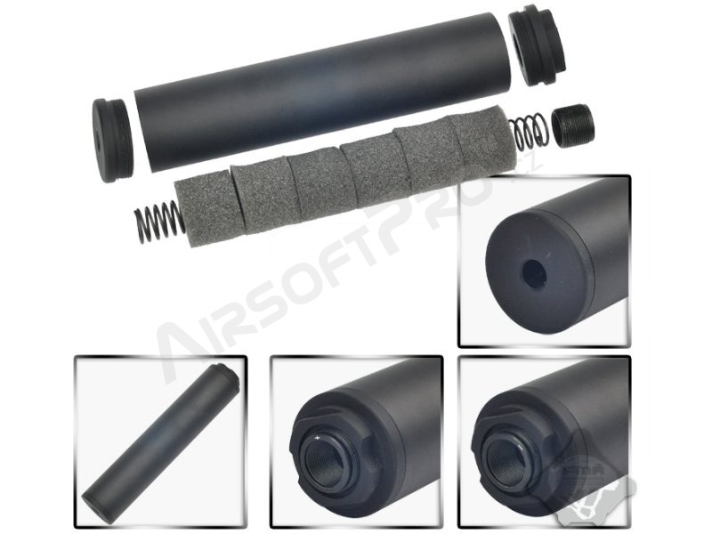 Metal silencerOctane-I 190,5 x 38mm - black [FMA]