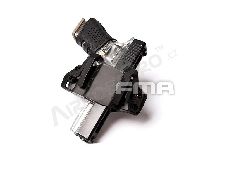 Opaskové pouzdro na pistoli , multifunkční  - DE (pískové) [FMA]