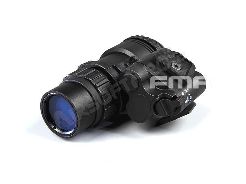 PVS18 Dispositif de vision nocturne factice, métal, nouveau modèle - noir [FMA]