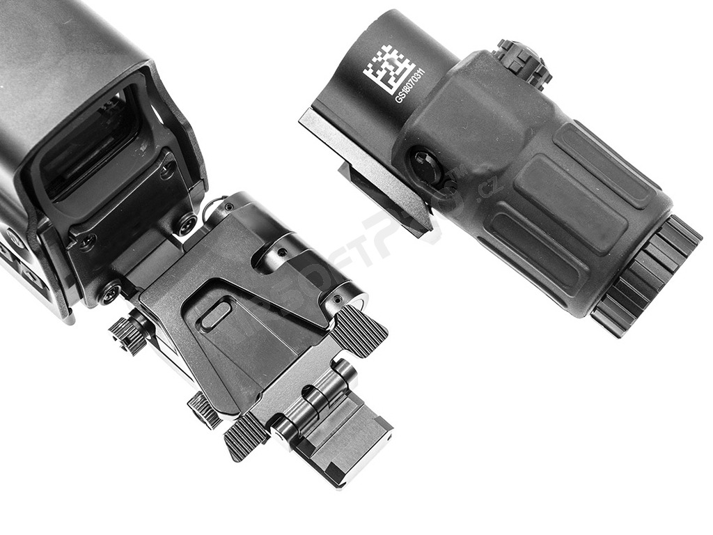 RIS flip mount for 3x Magnifier - Black [FMA]