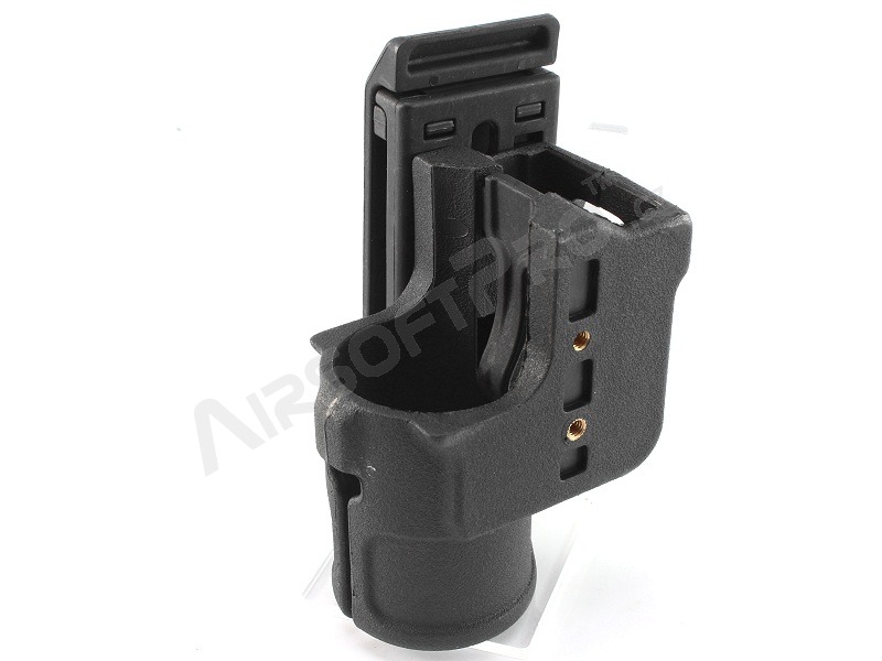 V85 polymer belt speed flashlight holster - black [FMA]