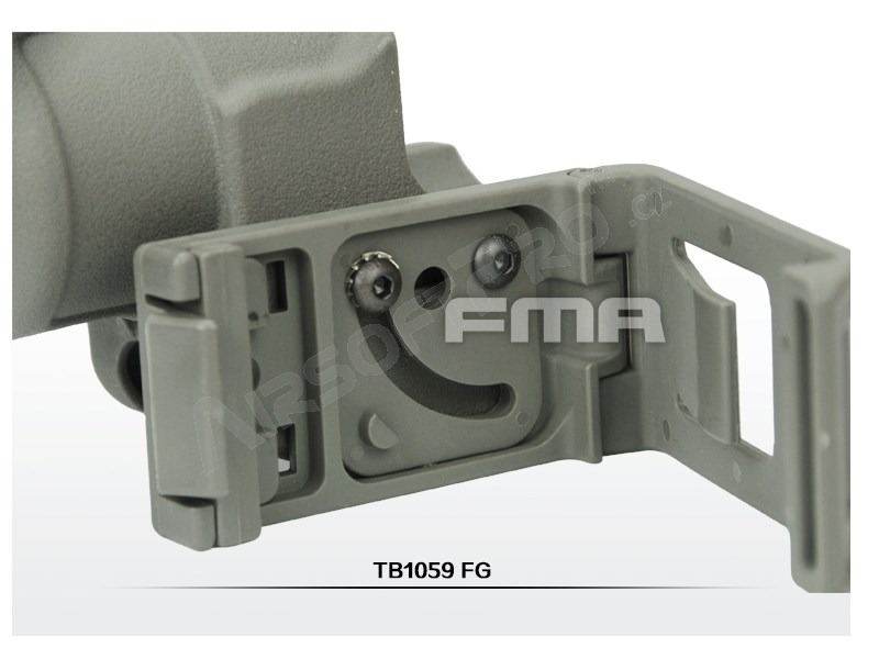 Étui de ceinture en polymère V85 pour lampe de poche rapide - OD [FMA]