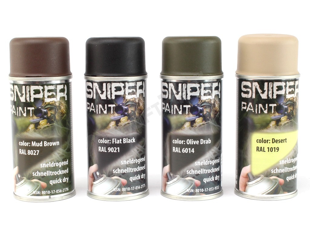 Peinture militaire en spray 150 ml - Olive drab [Fosco]