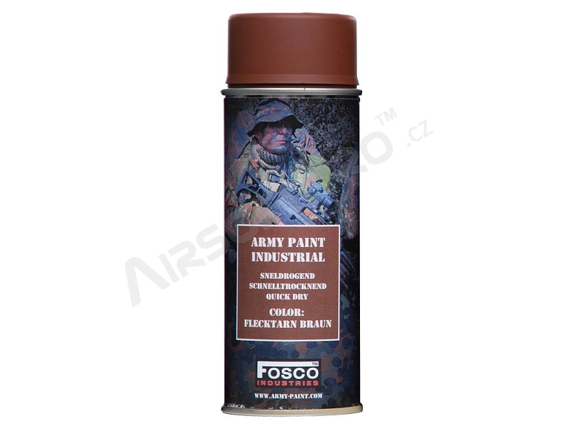 Spray army paint 400 ml. - Flecktarn Braun [Fosco]