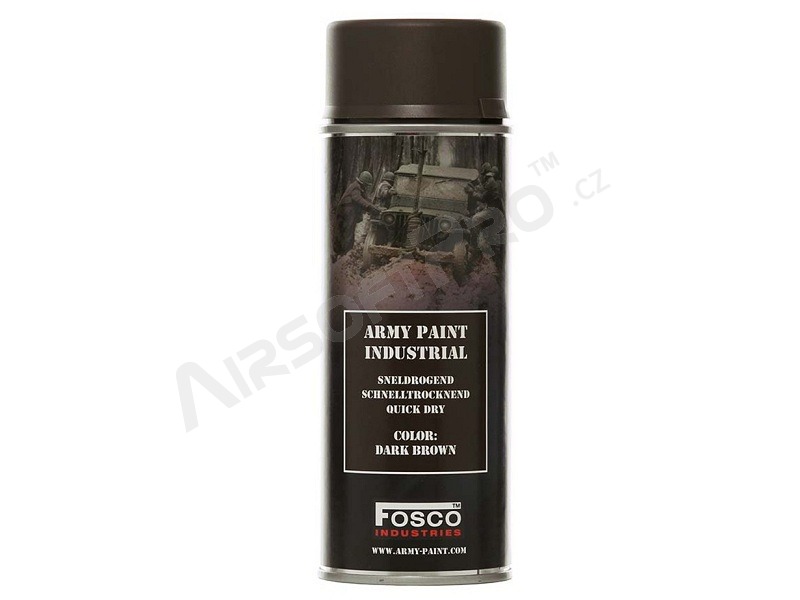 Spray army paint 400 ml. - Dark Brown [Fosco]