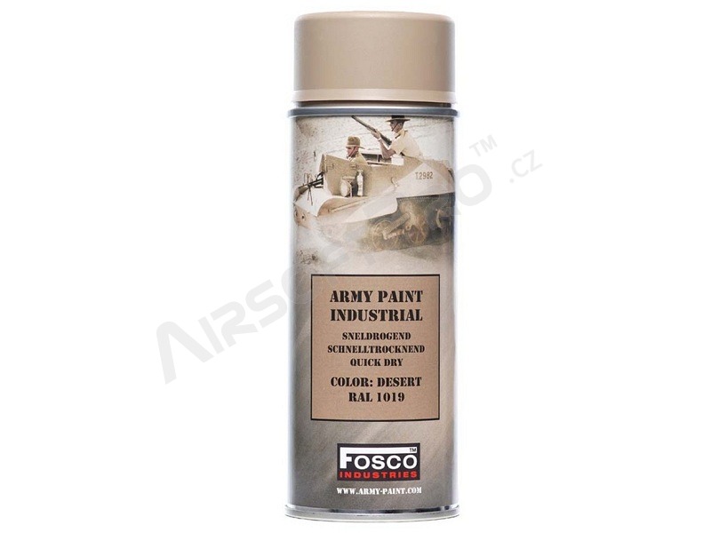 Peinture militaire en spray 400 ml - Désert [Fosco]