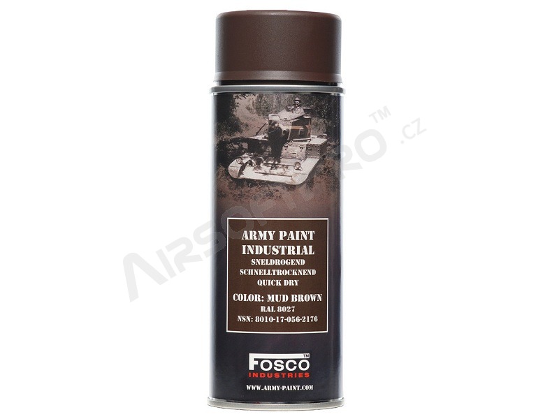 Spray army paint 400 ml. - Mud Brown [Fosco]