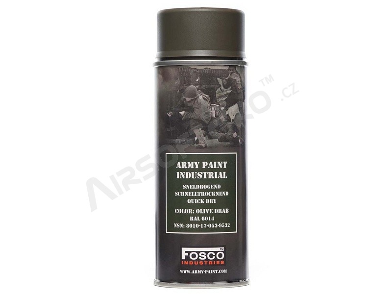 Spray army paint 400 ml. - Olive drab [Fosco]