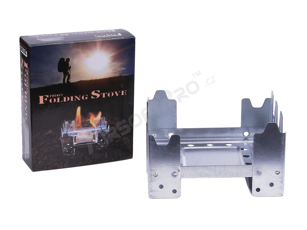 Pocket folding stove for solid fuel [Fosco]