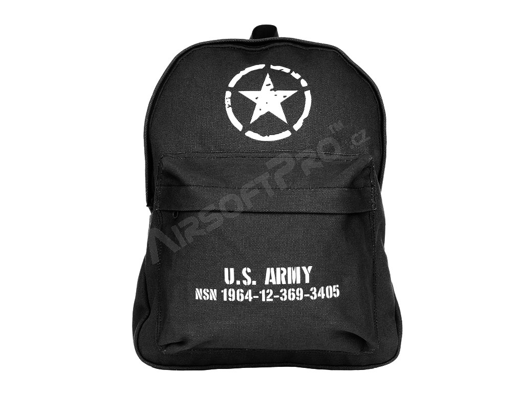 Sac à dos camouflage pour enfants 11L U.S. Army - noir [Fostex Garments]