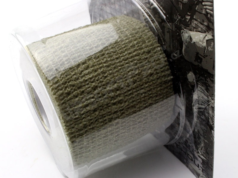 Stretch bandage tape 4,5 m x 5 cm - Olive [Fosco]