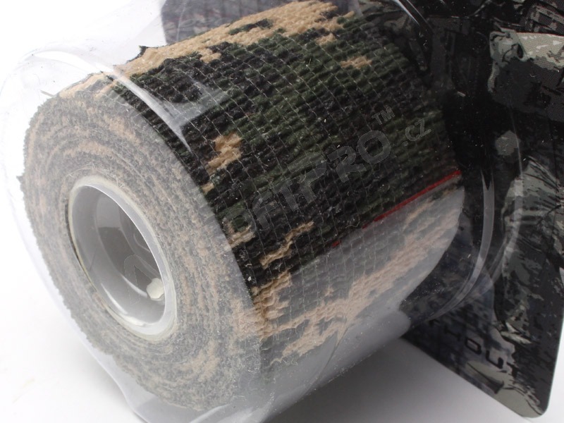 Stretch bandage tape 4,5 m x 5 cm - Marpat (Digital Woodland) [Fosco]