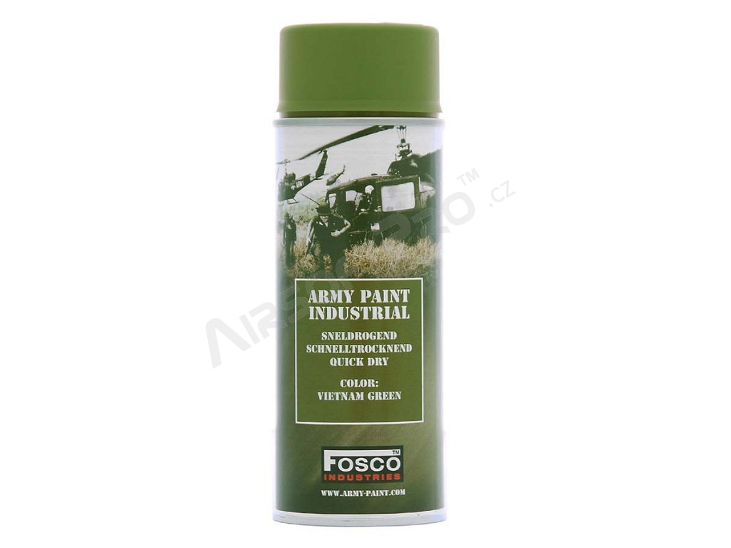 Peinture militaire en spray 400 ml - Vert Vietnam [Fosco]