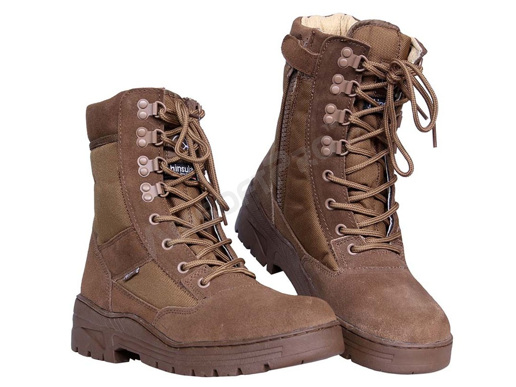 Sniper Pro boots with YKK zipper - Coyote,size 37 [Fostex Garments]