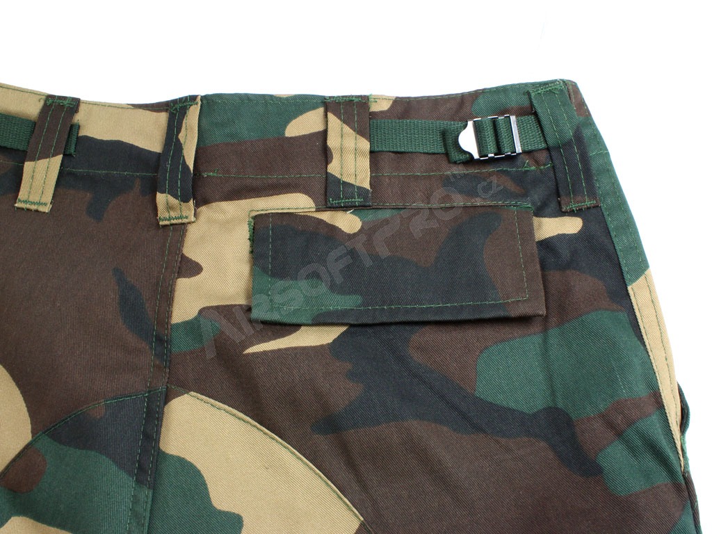 Dětské maskáčové kalhoty BDU - Woodland, Vel.XL [Fostex Garments]