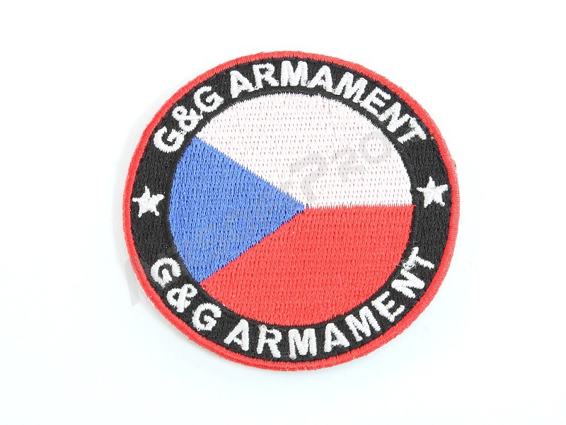 G&G patch velcro drapeau CZ - arrondi [G&G]