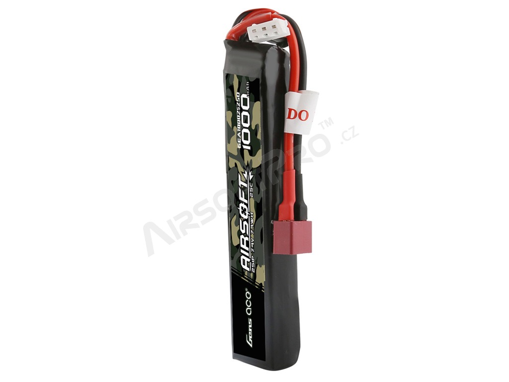 Batterie Li-Po 7,4V 1000mAh 25C 105x19x11mm - DeanT [Gens ace]