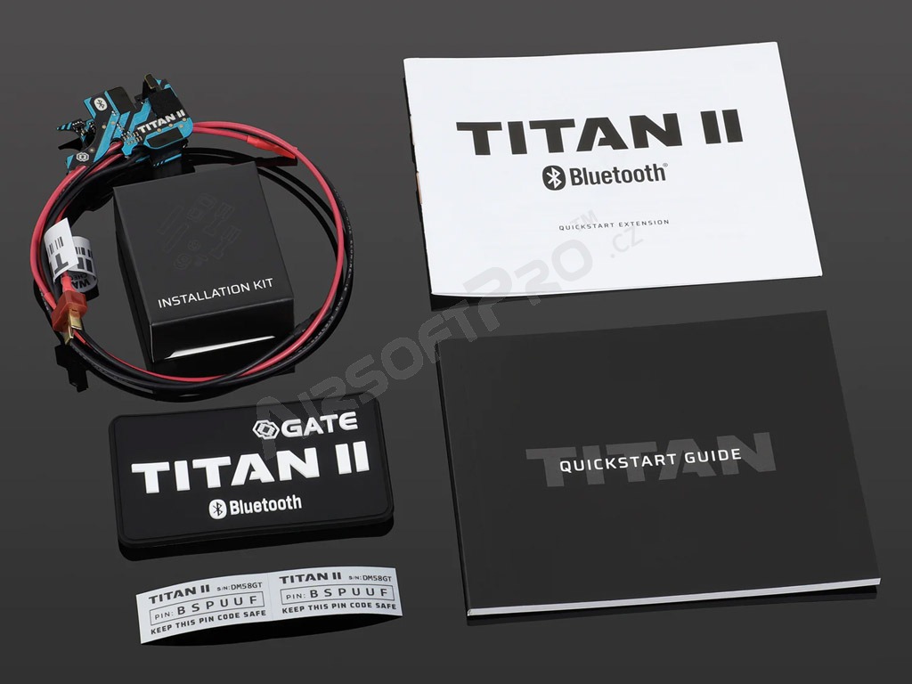 Procesorová jednotka TITAN II Bluetooth® V2 GB, Expert firmware - kabeláž do předpažbí [GATE]