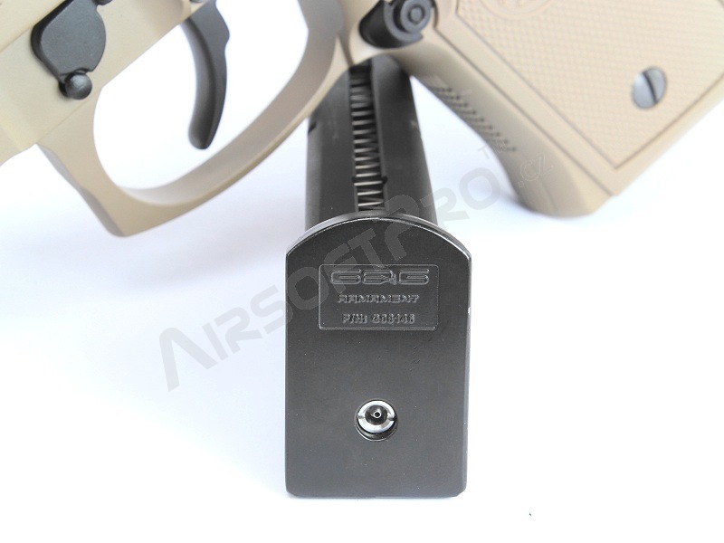 Airsoft pistol GPM92, full metal, gas blowback (GBB) - Desert TAN [G&G]