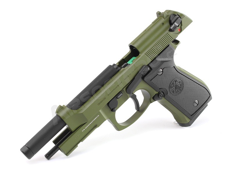 Pistolet airsoft GPM92, full metal, gas blowback (GBB) -hunter green [G&G]