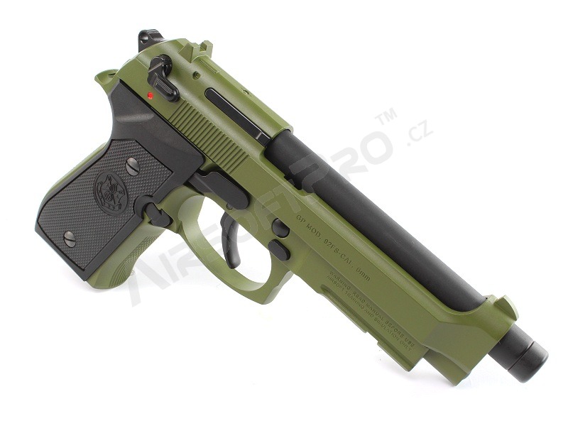 Airsoft pistol GPM92, full metal, gas blowback (GBB) -hunter green [G&G]