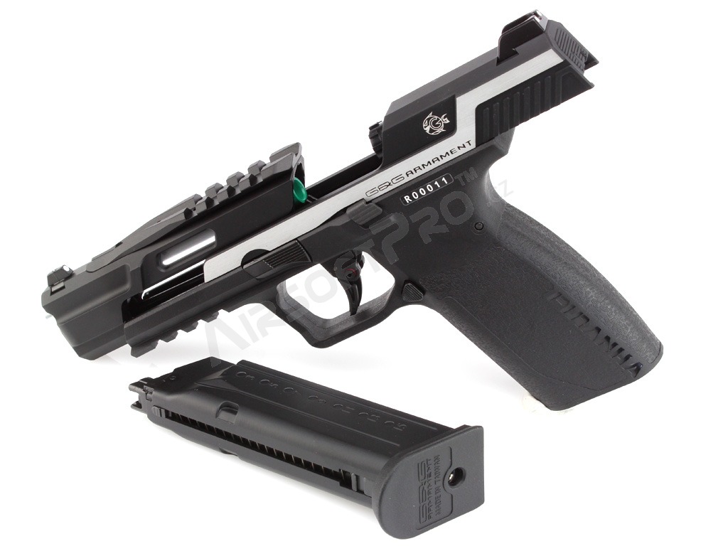 Airsoft pistol Piranha TR, full metal, gas blowback (GBB) - Dual Tone [G&G]