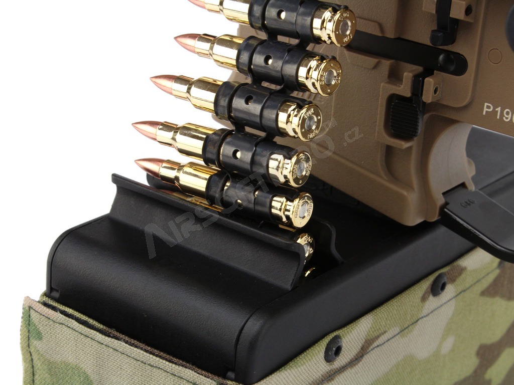 Fusil airsoft CM16 LMG - Désert, Gâchette électronique [G&G]
