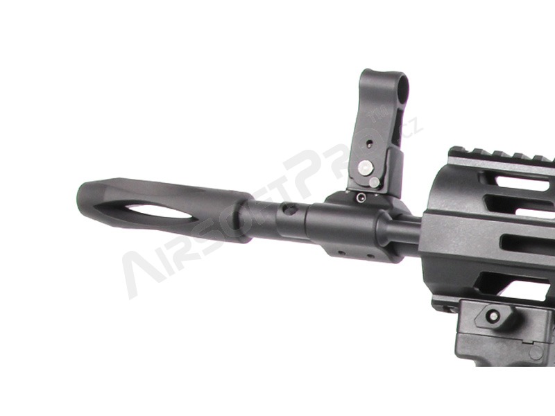 Airsoftová zbraň CM16 LMG Stealth - černá, elektronická spoušť [G&G]