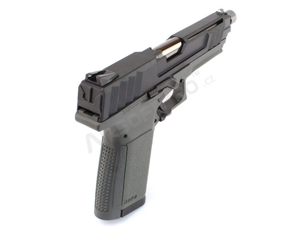 Airsoft pistol GTP9, gas blowback (GBB) - black/grey [G&G]