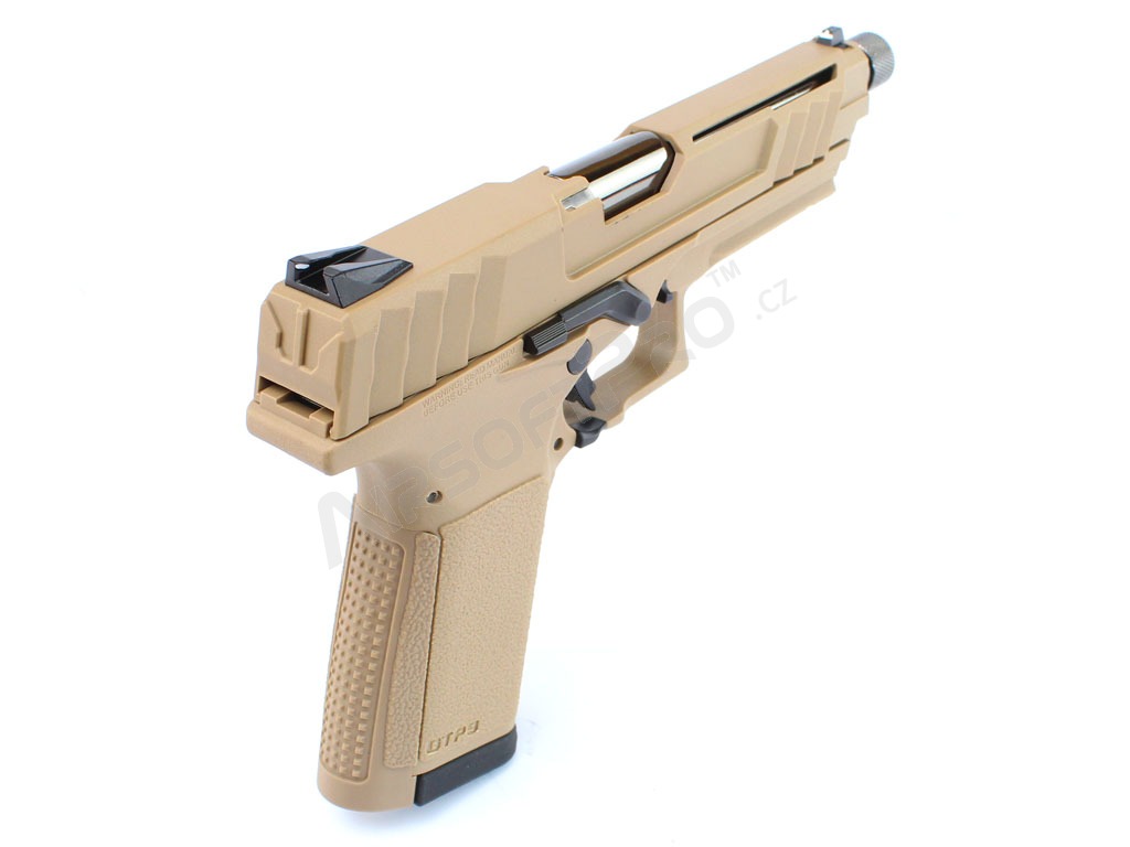 Airsoft pistol GTP9, gas blowback (GBB) - desert [G&G]