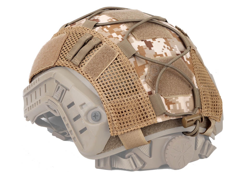 FAST helmet cover with elastic cord - Digital Desert [Imperator Tactical]