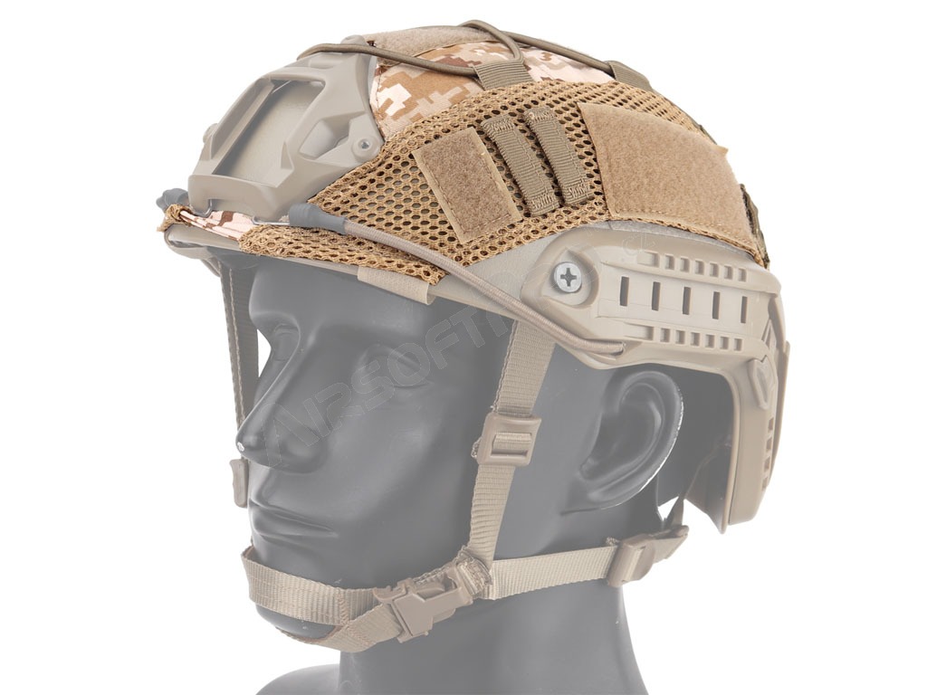Couvre-casque FAST avec cordon élastique - Digital Desert [Imperator Tactical]