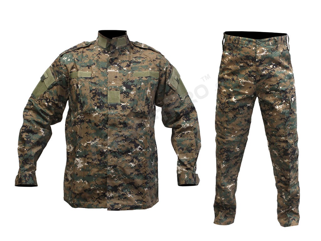 Bojová uniforma - Digital Woodland, Vel. XS [Imperator Tactical]