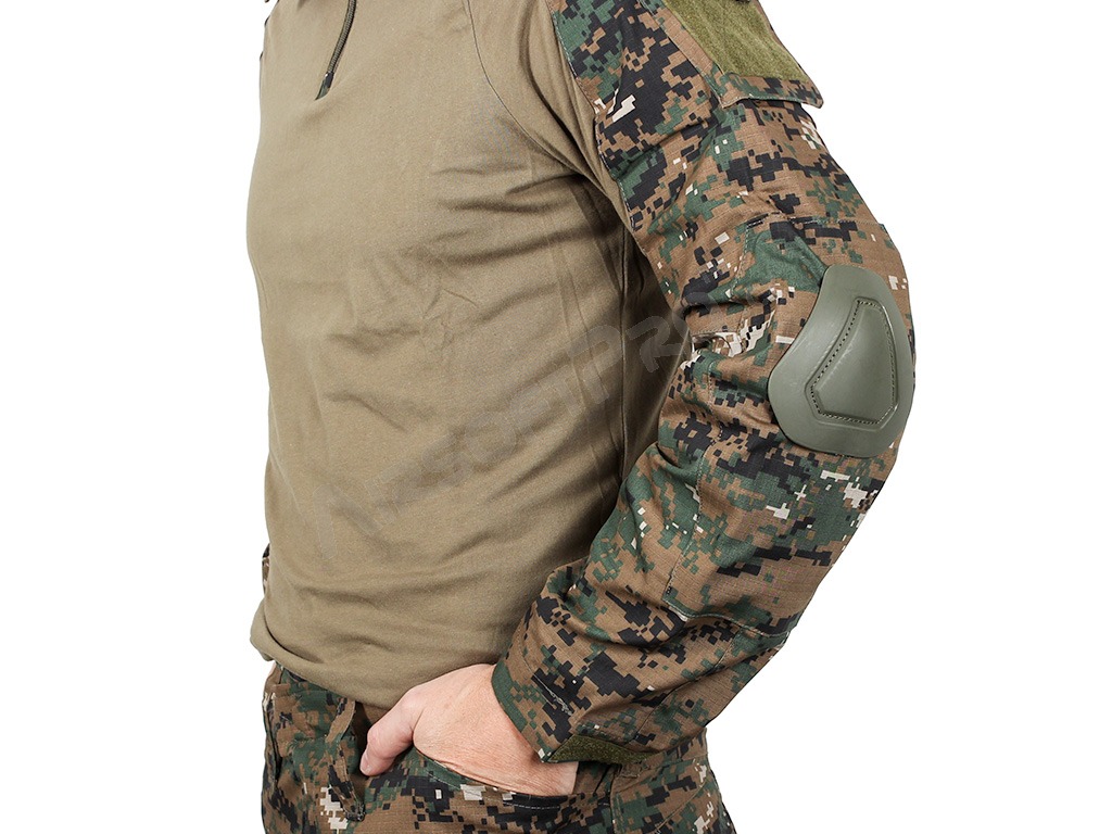 Combat BDU uniform with knee and elbow pads - Digital Woodland, size M [Imperator Tactical]