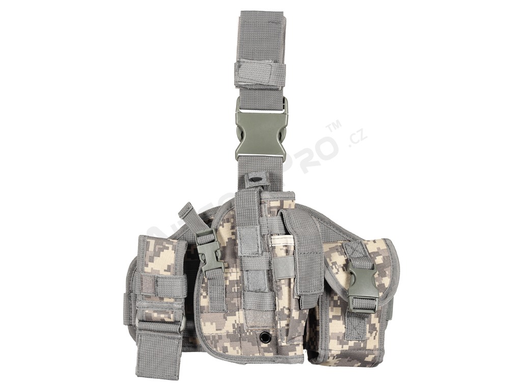 Drop leg molle panel with pouches and pistol holster - ACU
 [Imperator Tactical]