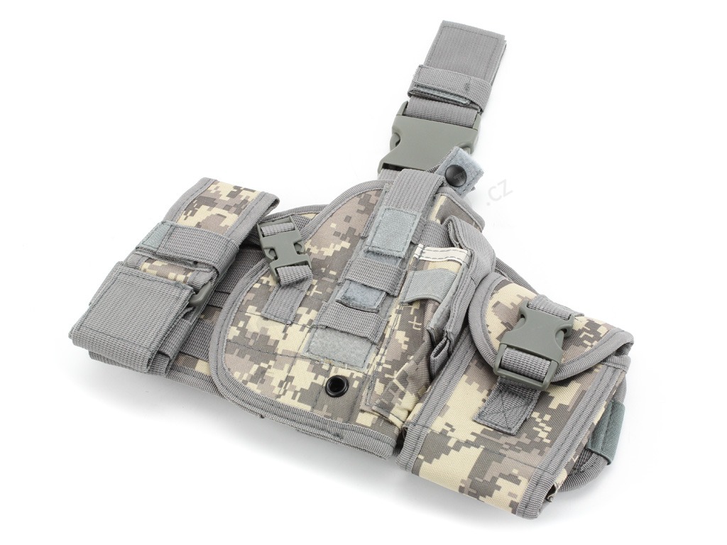 Drop leg molle panel with pouches and pistol holster - ACU
 [Imperator Tactical]