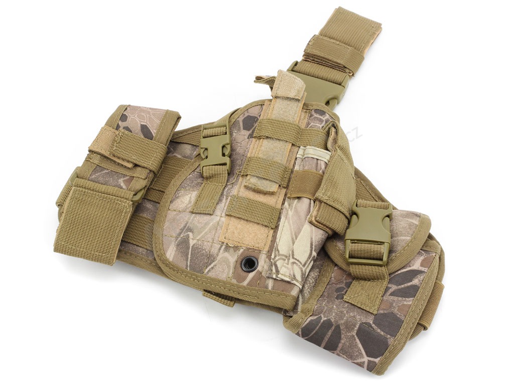 Drop leg molle panel with pouches and pistol holster - Nomad

 [Imperator Tactical]