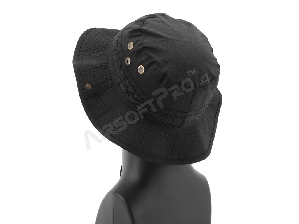 Military round Boonie Hat - Black [Imperator Tactical]