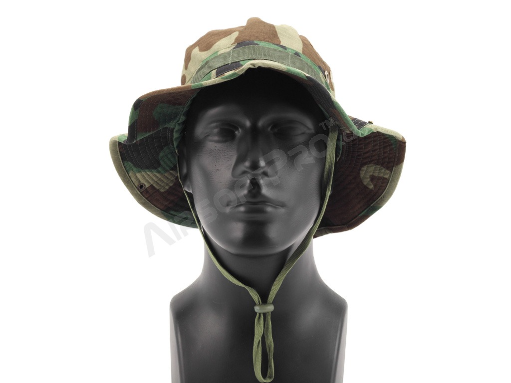 Vojenský kulatý klobouk Boonie - Woodland [Imperator Tactical]