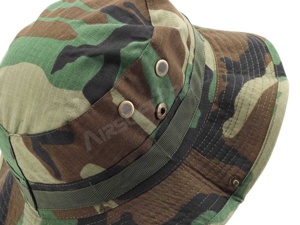 Vojenský kulatý klobouk Boonie - Woodland [Imperator Tactical]