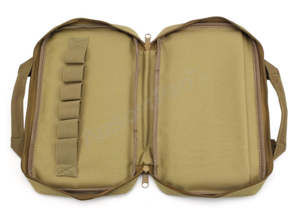 Multipurpose medium padded 22 x 38 size pistol bag - TAN [Imperator Tactical]