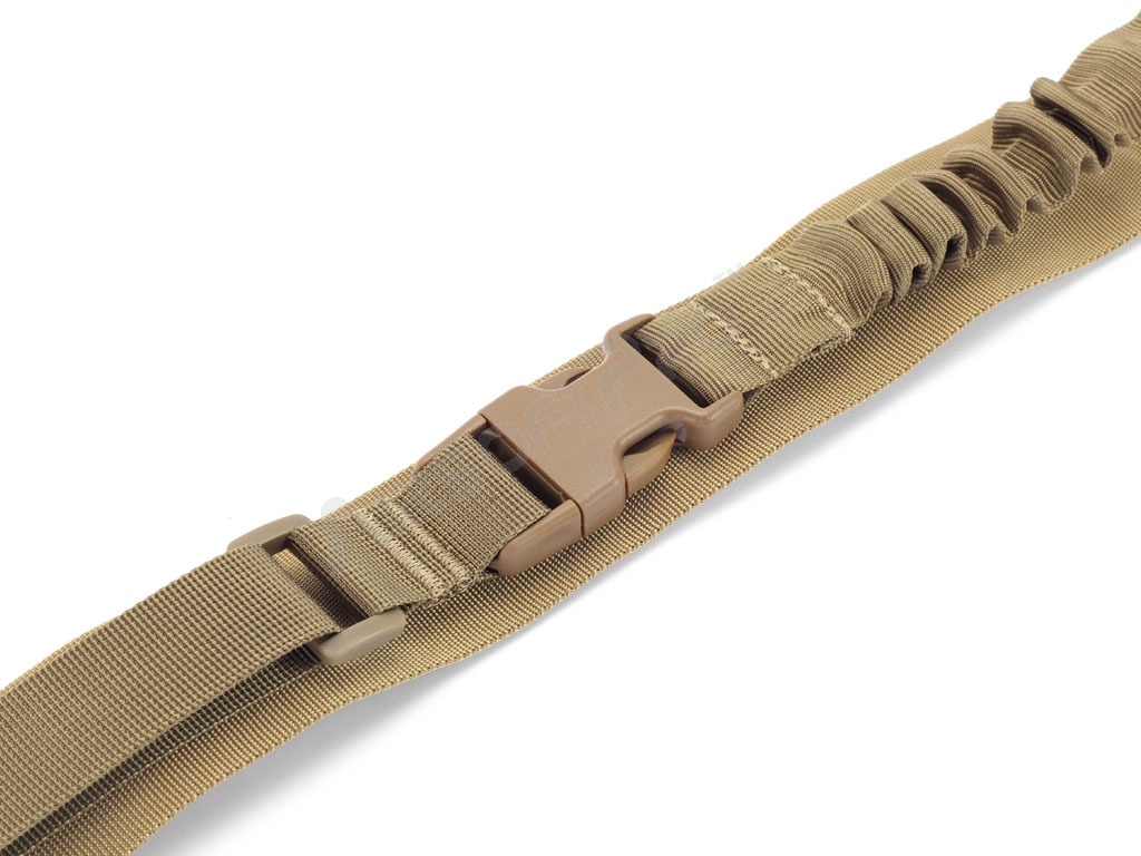 Tactical single point bungee rifle sling with QD mount - TAN [Imperator Tactical]