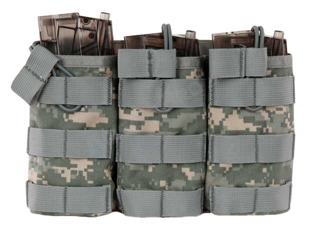 Triple storage pouch for M4/16 magazines - ACU [Imperator Tactical]